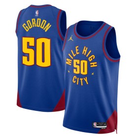 Denver Nuggets Aaron Gordon 50 Jordan 2022-23 Statement Edition Sininen Miesten Pelipaidat Swingman